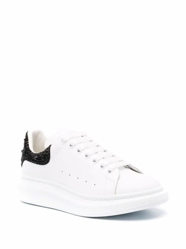 Alexander McQueen Oversized white Black Crystals - Image 2