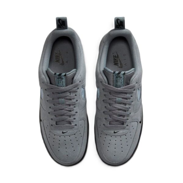 Nike Air Force 1 '07 LV8 Reflective Swoosh - Cool Grey - Image 2