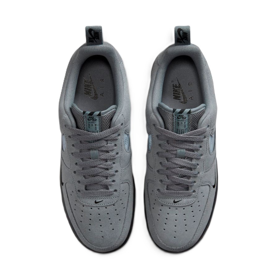 Nike Air Force 1 '07 LV8 Reflective Swoosh - Cool Grey - Image 2