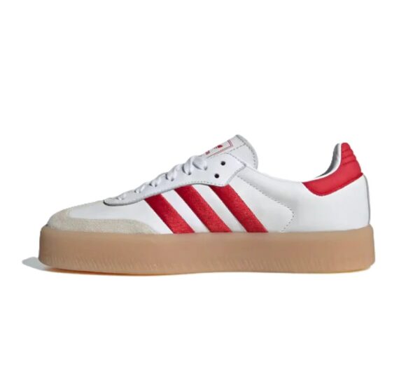 Adidas Sambae White Scarlet Red