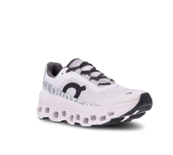 On Cloud Monster White Grey - Image 4