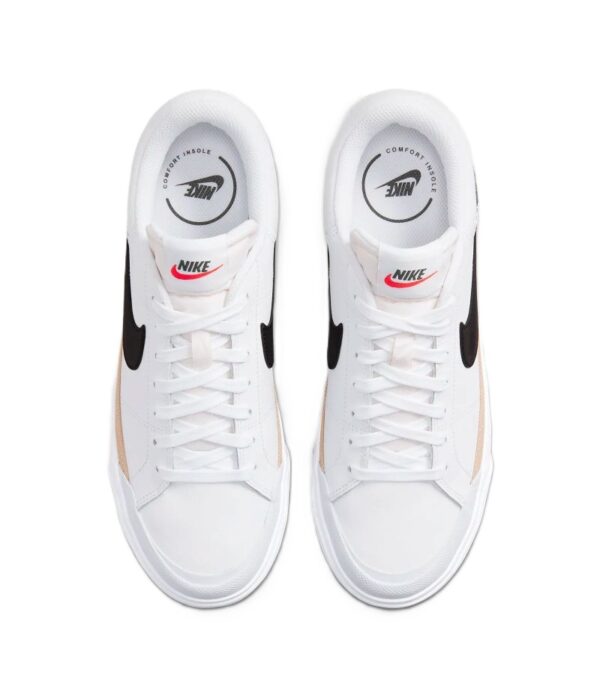 Nike Court Legacy Lift White Black - Image 3