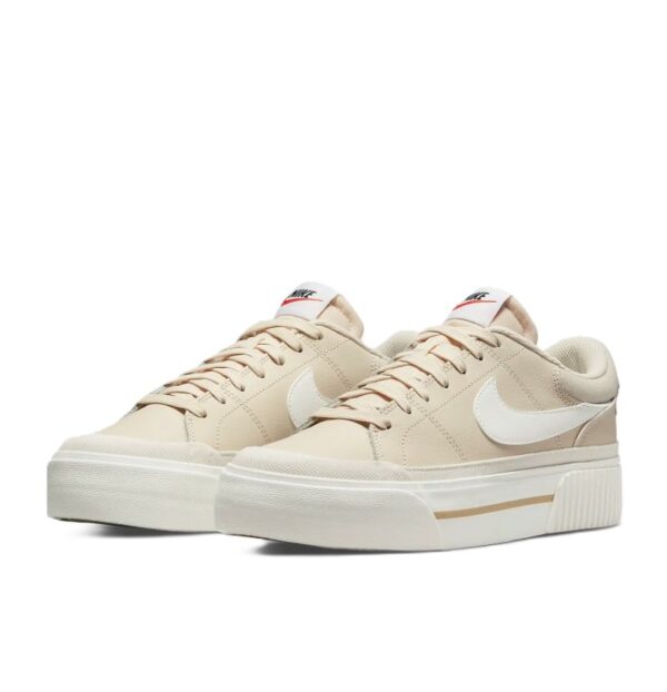 Nike Court Legacy Lift Begie White - Image 4