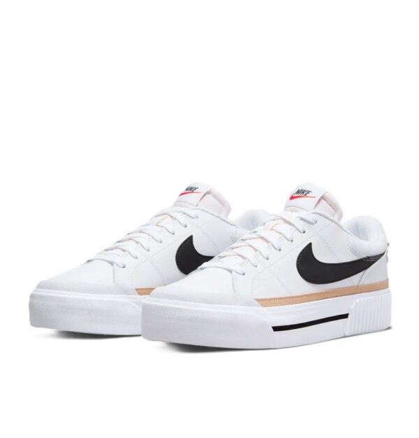 Nike Court Legacy Lift White Black - Image 4