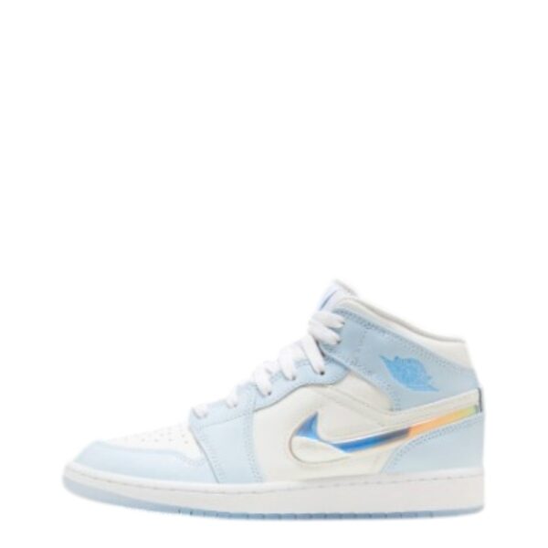 Nike Air Jordan 1 Mid SE Glitter Swoosh